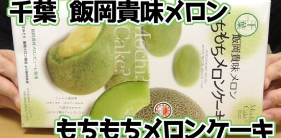 千葉-飯岡貴味メロン-もちもちメロンケーキ(長登屋)